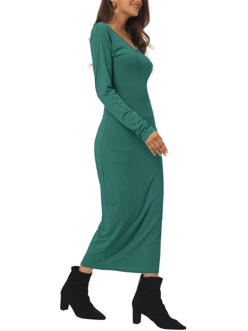 juniors winter dress MODA NOVA Fall V Neck Long Sleeve Slim Fit Casual Midi Color:INSIGNIA BLUE heel shoes sparkle mini dress Delilah Belle Hamlin rings