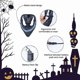 thumbnail image 4 of Led Halloween Masks With 3 Lighting Modes, Demon Face Masks, Halloween Costume Scary Mask, Neon Purge Mask Festival Accessories For Adults, 4 of 4
