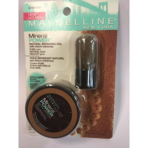 Maybelline Mineral Power Natural Bronzing Veil, SUNKISSED Bronzer .14oz NEW One Ea