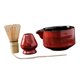 thumbnail image 4 of 4 batidores de bambú y soporte para batidores, juego de batidores de matcha con Rojo, 4 of 9