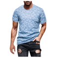 thumbnail image 2 of Spring And Summer Men‘S Casual Fashion Short-Sleeved Printed Retro Shirt, 2 of 6