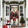 thumbnail image 6 of Cheapark 35x71 Inch Christmas Door Cover - Santa Claus Pattern - Durable Holiday Decor - Entryway Accent for Christmas Family Gatherings & Festive Parties, 6 of 6
