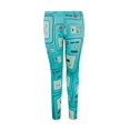thumbnail image 4 of Cartoon Network Women's Juniors Adventure Time BMO Stretchy Ankle-Length Leggings (Size Medium), 4 of 5