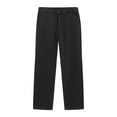 thumbnail image 1 of Mens Casual Pants,3/4 Pants Men,Mens Business Casual Middle Waist Button Up Pants with Pockets Solid Color Straight-Leg Pants,Pants for Men Fashion, 1 of 6