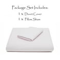 thumbnail image 3 of Chanasya Duvet Cover Twin Set Ultra Soft Solid 2-Piece Bedding - Luxurious Silky Soft Brushed Microfiber Comforter Cover Combo- Zipper Closure (1 Duvet Cover & 1 Pillow Sham) Rose Dust - Twin, 3 of 3