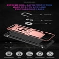 thumbnail image 6 of Allytech Rugged Case for Samsung Galaxy Z Flip4, Military Grade Protection Shockproof Cover with Metal Rotatable Ring Stand, Magnetic Car Mount Holder Case for Samsung Galaxy Z Flip4 - Rosegold, 6 of 7