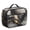 Grey and Gold, variant on Blue and Gold Marble Pattern Insulated Lunch Bag Teens,Bento School Lunch Bag for Teens for Work,Picnic or Travel 10.6x7.7x4.3 Inches,12 Can Capacity