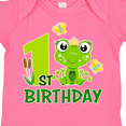 thumbnail image 4 of Inktastic 1st Birthday Princess Frog Girls Baby Bodysuit, 4 of 5
