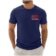 thumbnail image 3 of Ramiter Men's American 250Th Anniversary Print Casual T-Shirt America 250 Years USA 1776 2026 Shirt(Navy,2XL), 3 of 8