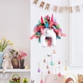 thumbnail image 6 of LAMDAWE Spring BunnyWreath Funny Easter BunnyButt Wreath with Colorful Ribbon and Floral Design,Easter Rabbit Welcome Rabbit Wreath Outdoor Indoor Front Door Spring Farmhouse Hanging Decoration, 6 of 8