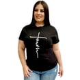thumbnail image 1 of Playera Roman Fashion/Tallas Extras 9001-13 FAITH (Negro) negro 36 Roman Fashion PL-ER-9001-13-NEGRO, 1 of 4
