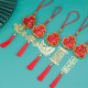 thumbnail image 3 of Adornos colgantes con borlas rojas para Año Nuevo chino, colgantes de la suerte Fu para el hogar, la oficina, el coche, los árboles y el Festival de Primavera., 3 of 8