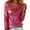 F2Hot Pink, variant on DxhmoneyHX Womens Tops Trendy Spring Cowl Neck Leather Blouse Long Sleeve Shirts Office Business Dressy Outfits