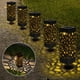 thumbnail image 4 of 【Paquete de 6】Luces solares para jardín, luz solar para jardín IP65 a prueba de agua, lámparas solares para jardín, luz solar decorativa para entradas de vehículos al aire libre, luces de seguridad,, 4 of 8