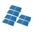 thumbnail image 4 of Soundproofing Studio Foam, High Density 12PCS Acoustic Panel Adhesive  For Podcast Blue, 4 of 8