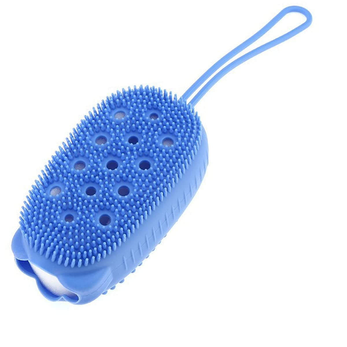 Silicone Exfoliating Body Scrubber, Silicone Body Brush with Two Side