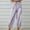 Purple, variant on QUINDOS Beige Cargo Pants for Women with Pockets Long High Waisted Taper Womens Plus Size Pants Cotton Linen Athletic Loose Button Baggy Pants