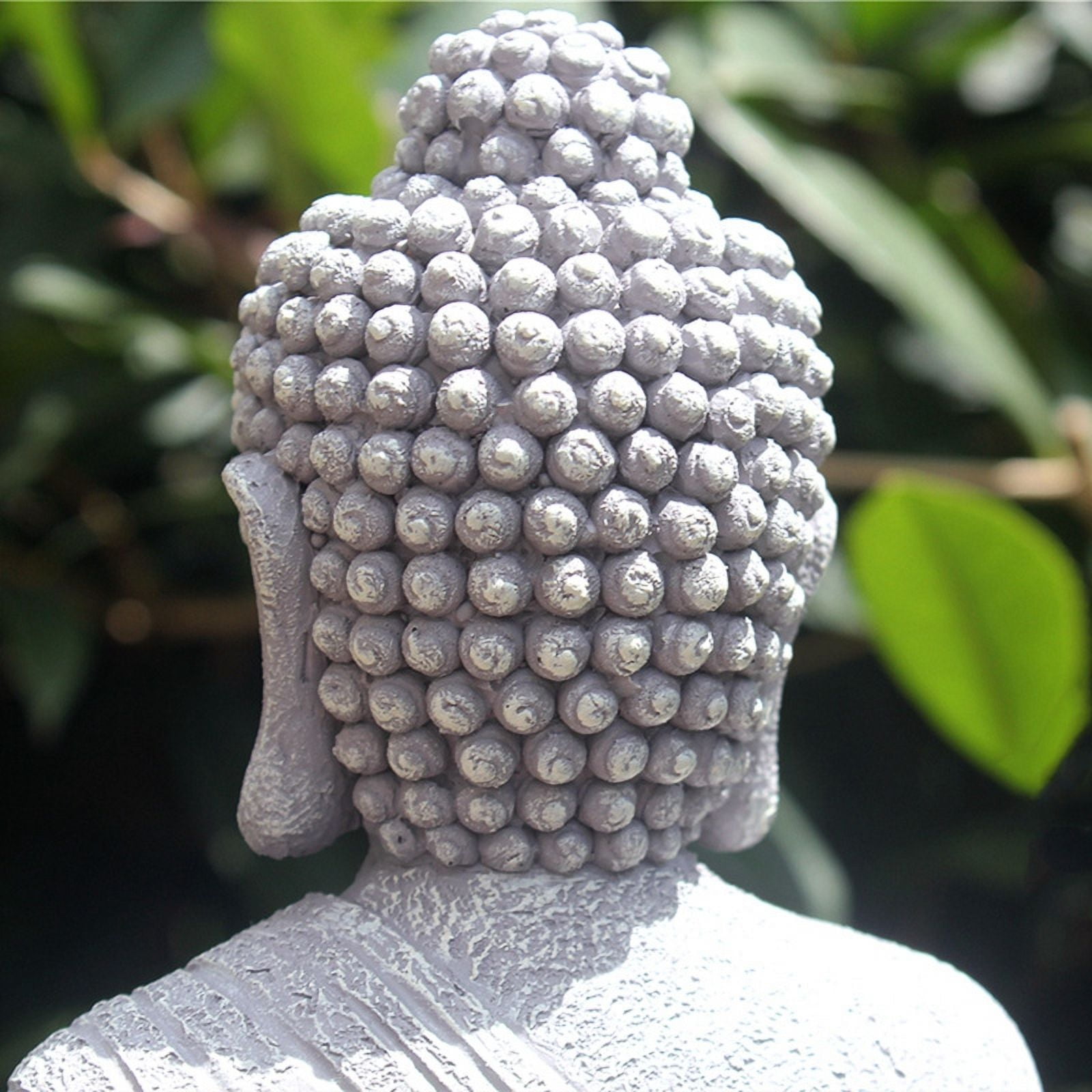 Vintage Garden Buddha Statue Indoor Outdoor Garden Buddhism Figurine Sculpture Home Decor Ornament