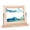 Sky Blue, variant on Gold Moving Sand Art Picture Dynamic 3D Frame Sandscape Home & Office Decor