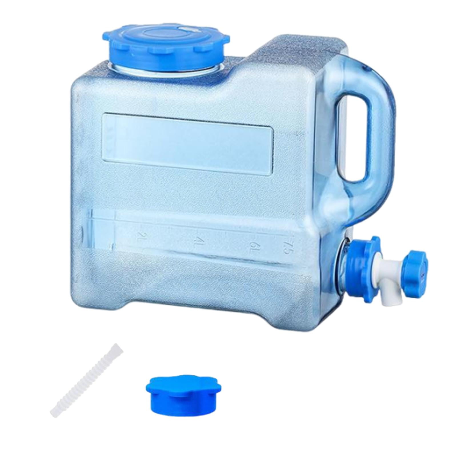 simhoa Camping Water Container with Faucet No Leakage Large Water Storage Jug Water Carrier for RV Handwashing Emergency Backpacking 7.5L