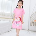 thumbnail image 1 of Frozen Princess Elsa Camisón para niñas Verano Manga corta Estilo fino Pijamas para niños Falda Pijamas Pijama Stitch Pajamas14 altura 125-135 cm Gao Jinjia LED, 1 of 2