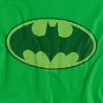 thumbnail image 2 of Batman Little Logos Women's T Shirt, Kelly Green, Large, 2 of 6