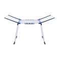 thumbnail image 1 of Tendedero de ropa, soporte para secadora de ropa, minimalista, ligero, plegable, con alas. azul, 1 of 9