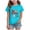 c58-Blue, variant on KPOPLK Merry Christmas Shirts for Girls Xmas Tree Graphic Tshirts Cotton Short Sleeve Tee 1-13 Years(White,13-14 Years)