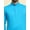 Turquoise, variant on SKAVIJ Men's Cotton Longline Henley Shirt Long Sleeve Mandararin Collar Hippie Casual Beach T Shirts (Small,Black)
