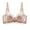 Beige, variant on Lace Nursing Bra Women Padded Bra Feature V-Neck No Underwire Bra Style W-1456 Blue M