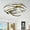 Bronze, variant on 24Inch Modern Coffee Indoor Reversible Ceiling Fan with Dimmable LED Light, 6-Speed DIY Shape Ceiling Fan with Remote and APP Control