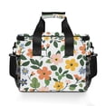 thumbnail image 7 of FORMRS Insulated Cooler Bag 24 Cans Capacity Soft Leakproof Lunch Box with Side Pockets, Retro Colorful Flowers, 7 of 7
