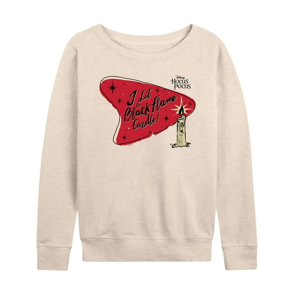 Hocus Pocus - I Lit The Black Flame Candle - Women's Lightweight French Terry Long Sleeve Shirt