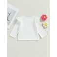 thumbnail image 4 of GXFC Little Girls Fall Sweatshirt Clothes 1T 2T 3T 4T 5T 6T 7T Kids Girls Long Sleeve Ruffle Pullovers Tops Casual Autumn Clothing for Children Girls, 4 of 8