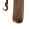 thumbnail image 6 of Drawstring Ponytail Hair Extension 20" 22" Curly Wavy Straight Hairpiece One Piece Ponytail Extension Long Pony Tails for Women(Natural Black/Dark Brown), 6 of 8