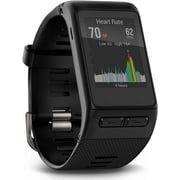 Garmin Vivoactive Heart Rate Monitors GPS Smart Watch, Regular fit, Black