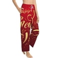 thumbnail image 2 of Daiia Happy New Year2 Women's Sleep Pant with Pockets and Drawstring,Pajama Pants-X-Large, 2 of 9