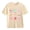 Beige, variant on Girls Watercolor School Stationery Bow Graphic T Shirt Short Sleeve Crew Neck Cotton Casual Tee for Kids (Light Blue, 2-3 Years)