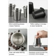 thumbnail image 3 of Unatoiry Stainless Steel Coffee Grinder Non-toxic Seamless Joint Brushed Inner Cup For Powder Multiple Sizes Available Rustproof Black Brushed,58MM 1Set, 3 of 6
