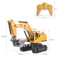 thumbnail image 1 of Control Remoto Rc Construcción Grapple Fork 8 Canales Radio Control Digger Tractor Juguetes Excavadoras De Metal Camiones Niños Adultos Niños Niñas Edad seitruly FN002217-00, 1 of 6