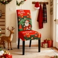 thumbnail image 6 of PRETXORVE Christmas Decorations, Christmas Elastic Chair Cover Removable Washable Dining Chair Covers Christmas Decoration Home Decoration Restaurant Chair Covers Suitable for Kitchen Hotel, 6 of 6