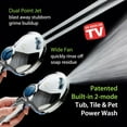 thumbnail image 3 of AquaCare 3.0 High-pressure 10 setting Luxury Handheld Showerhead with Built-in Shower Filter, 2-mode Power Wash & Antimicrobial Nozzles, 3 of 5
