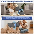 thumbnail image 4 of HQREA Dog Anxiety Vest with Hood Sleeveless Pet Shirt Calming Shirt Jacket for Large Dogs, 4 of 8