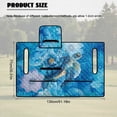 thumbnail image 7 of SEANATIVE Golf Cart Seat Covers with 4 Front Pockets, Fits for EZGO, Yamaha, Club Car, 2 Person Seats Golf Cart Accessories, Machine Washable, 51.2 x 30.3 Inches, Sea Turtle Flower Blue, 7 of 7