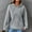 Gray, variant on Womens Hoodies Casual Long Sleeve Drawstring Waffle Pullover Tops Loose Hooded Sweatshirt with Pocket Army Green 4XL