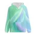 thumbnail image 4 of Bovemsi Sweatshirt for Women Women's Sportswear 2025 Gradient Pattern Long Sleeved Casual Pullover Comfort Hoodie, 4 of 4
