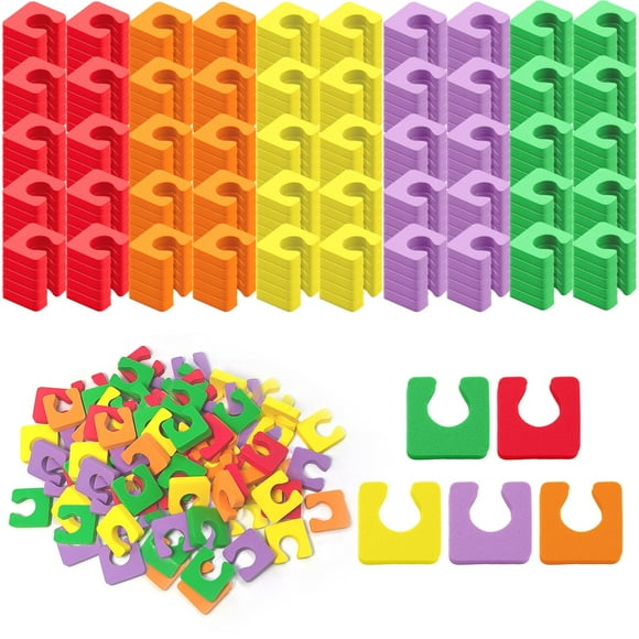 Separadores de dedos Tewloss, 600 unidades, unisex, de espuma suave, multicolor