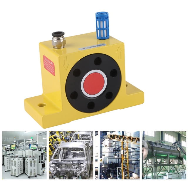 Air Turbine Oscillator, G1/4 Pneumatic Turbine Vibrator Large Vibration Force for Conveyor
