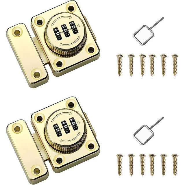 Cabinet Password Latch, Keyless Cabinet Lock, Cabinet Latch, Combination Latch, Combination Lock, Easy To Install, Privacy Lock, For One-way Door, Cab