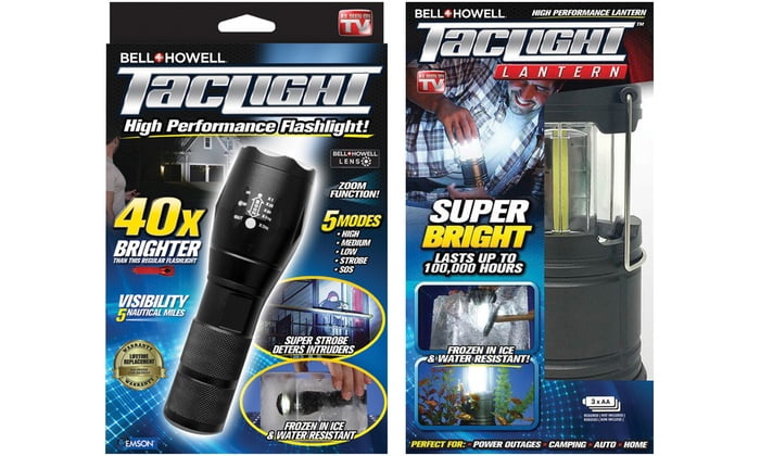 Bell + Howell Taclight LED Lantern - Purple